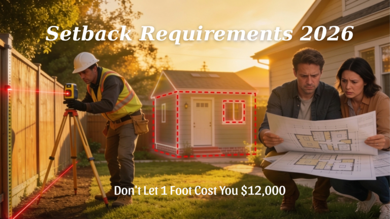 4 Feet Can Ruin Your Project: ADU Setback Requirements 2026 Rules You Must Know