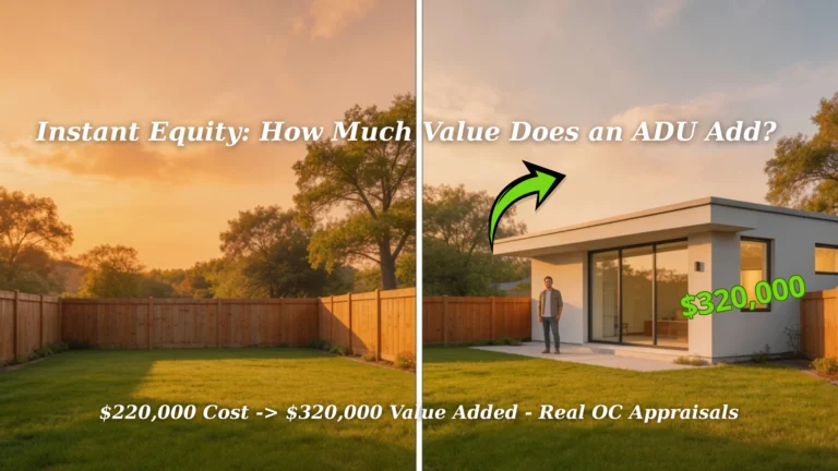Appraisal & Value Add: How Much Equity Does an ADU Create?