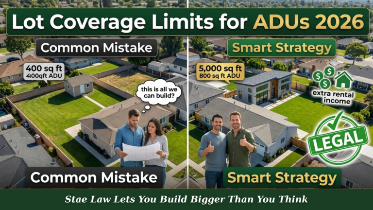 Small Lot? No Problem! The New Math of ADU Lot Coverage Limits